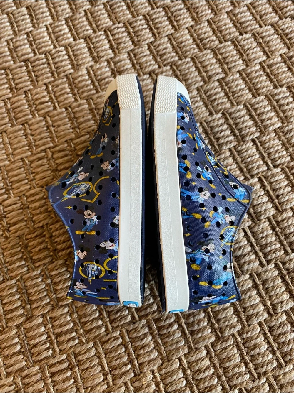 Kids' Native X Disney World 50th Anniversary Print Slip-On Shoes